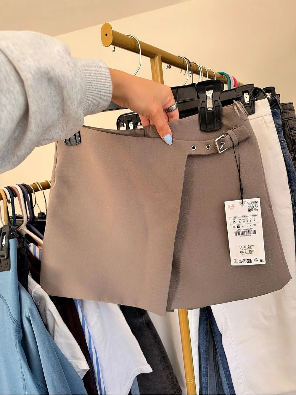 Zara Belted skort